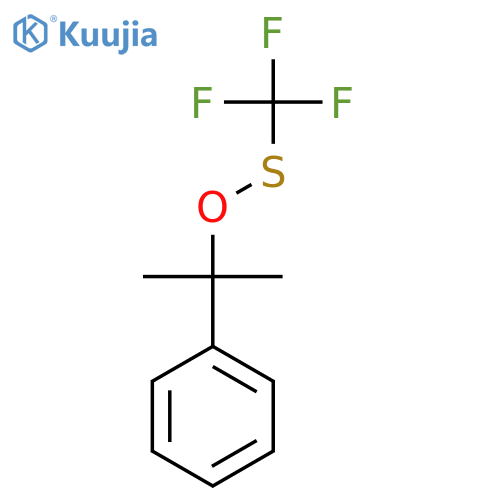 (2-Phenylpropan-2-yloxy)(trifluoromethyl)sulfane, 98% structure