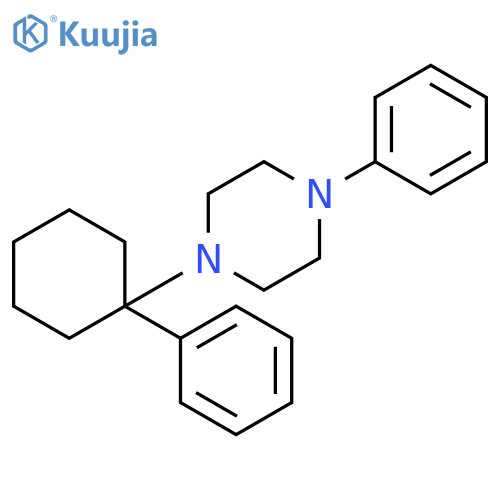 Piperazine, 1-phenyl-4-(1-phenylcyclohexyl)- structure