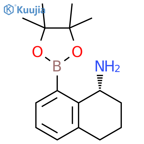 (1R)-1,2,3,4-Tetrahydro-8-(4,4,5,5-tetramethyl-1,3,2-dioxaborolan-2-yl)-1-naphthalenamine structure