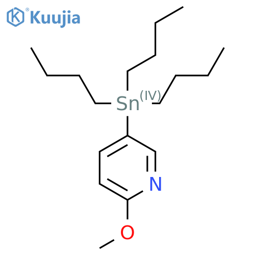 6-Methoxy-3-(tributylstannyl)pyridine structure
