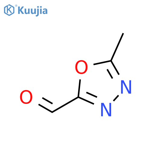 5-methyl-1,3,4-oxadiazole-2-carbaldehyde structure
