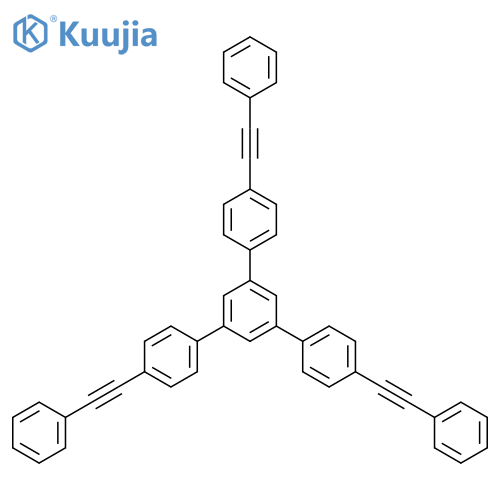 1,1':3',1''-Terphenyl, 4,4''-bis(phenylethynyl)-5'-[4-(phenylethynyl)phenyl]- structure