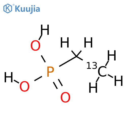 4-Ethylphosphonic Acid-13C structure