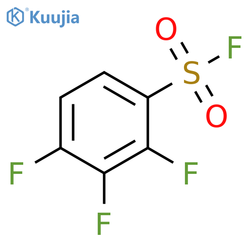2,3,4-trifluorobenzene-1-sulfonyl fluoride structure