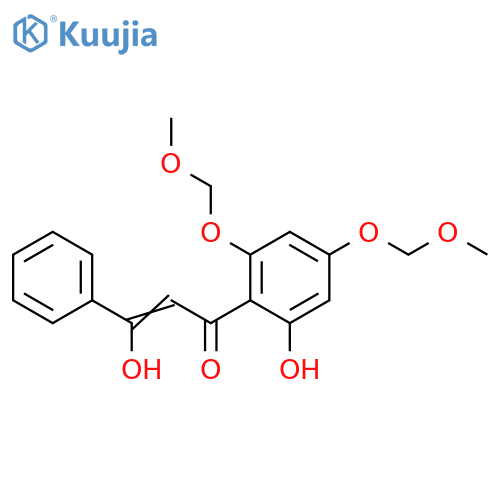 2-Propen-1-one,3-hydroxy-1-[2-hydroxy-4,6-bis(methoxymethoxy)phenyl]-3-phenyl- structure