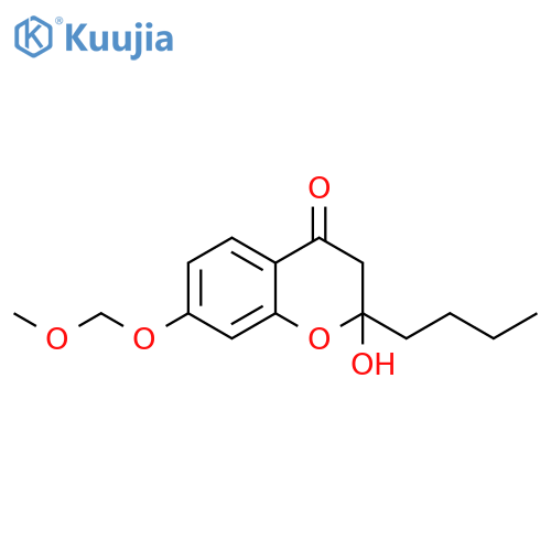 4H-1-Benzopyran-4-one,2-butyl-2,3-dihydro-2-hydroxy-7-(methoxymethoxy)- structure