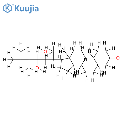 (5a,22R,23R,24S)-22,23-Dihydroxyergostan-3-one structure