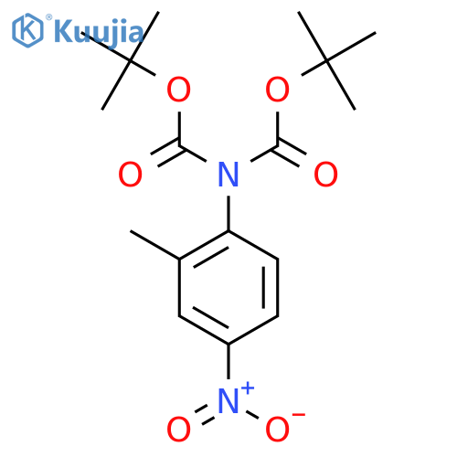 tert-Butyl N-[(tert-butoxy)carbonyl]-N-(2-methyl-4-nitrophenyl)carbamate structure