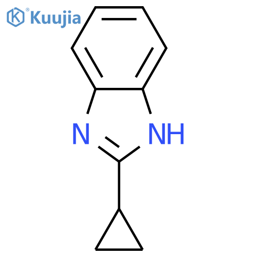 2-cyclopropyl-1H-1,3-benzodiazole structure