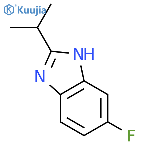 6-Fluoro-2-(propan-2-yl)-1H-1,3-benzodiazole structure