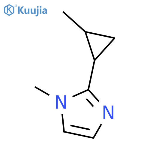 1H-Imidazole,1-methyl-2-(2-methylcyclopropyl)-(9CI) structure