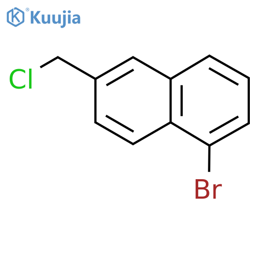 5-Bromo-2-chloromethylnaphthalene structure