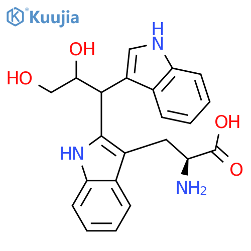 2,3-Dihydroxy-1-(1H-indol-3-yl)propyl Tryptophan structure