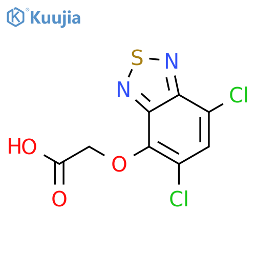 Acetic acid, [(5,7-dichloro-2,1,3-benzothiadiazol-4-yl)oxy]- structure