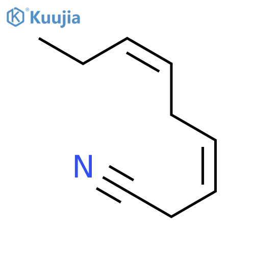 3,6-Nonadienenitrile, (3Z,6Z)- structure