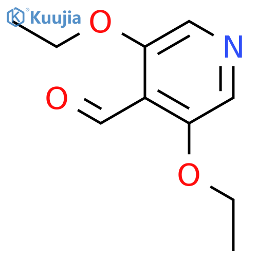 3,5-Diethoxyisonicotinaldehyde structure