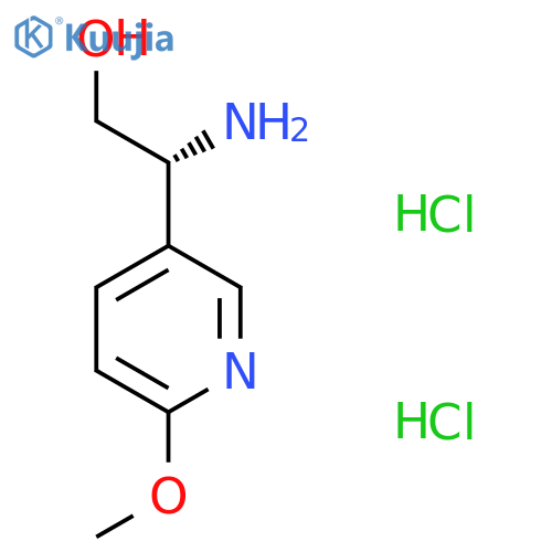 (R)-2-Amino-2-(6-methoxypyridin-3-yl)ethanol dihydrochloride structure