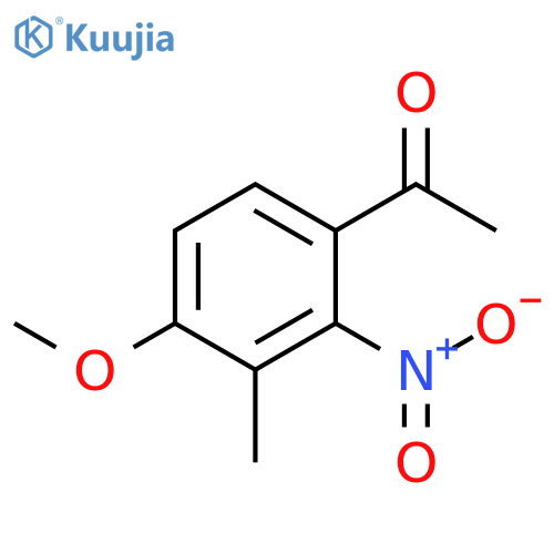 Ethanone, 1-(4-methoxy-3-methyl-2-nitrophenyl)- structure