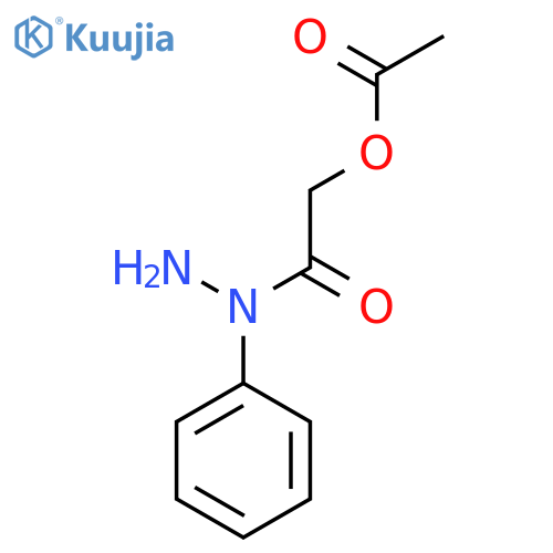 (N-phenylhydrazinecarbonyl)methyl acetate structure