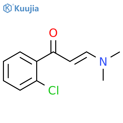 (2E)-1-(2-chlorophenyl)-3-(dimethylamino)prop-2-en-1-one structure