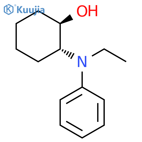 Cyclohexanol, 2-(ethylphenylamino)-, (1R,2R)-rel- structure