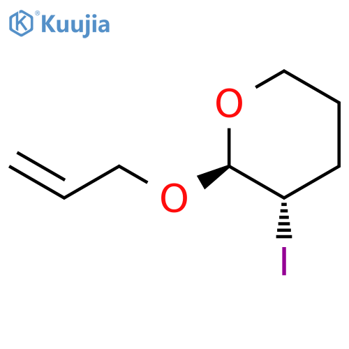 2H-Pyran, tetrahydro-3-iodo-2-(2-propenyloxy)-, (2R,3S)-rel- structure
