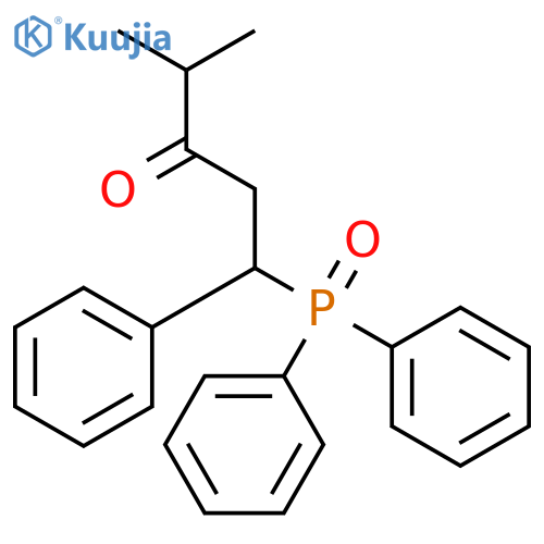 3-Pentanone,1-(diphenylphosphinyl)-4-methyl-1-phenyl- structure