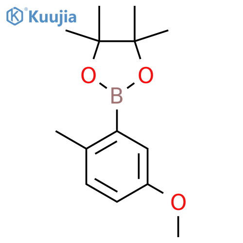 2-(5-Methoxy-2-methylphenyl)-4,4,5,5-tetramethyl-1,3,2-dioxaborolane structure