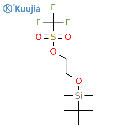 2-(tert-Butyl)dimethylsiloxyethyl Triflate structure