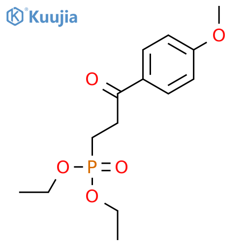 Phosphonic acid, [3-(4-methoxyphenyl)-3-oxopropyl]-, diethyl ester structure