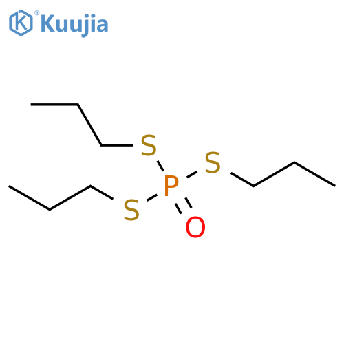 Phosphorotrithioicacid, S,S,S-tripropyl ester structure