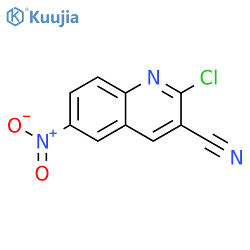 3-Quinolinecarbonitrile, 2-chloro-6-nitro- structure