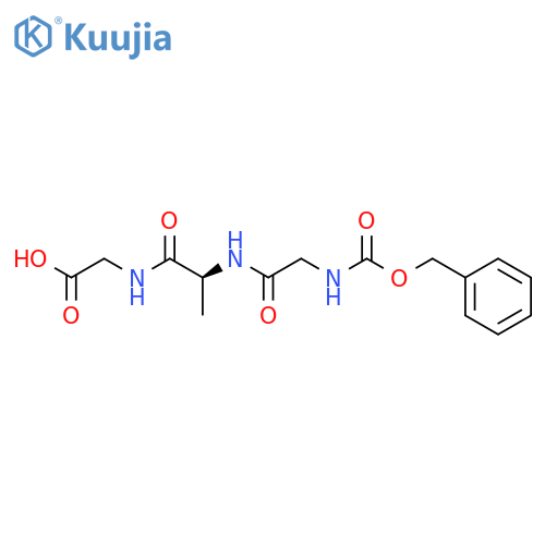 Glycine, N-[N-[N-[(phenylmethoxy)carbonyl]glycyl]-L-alanyl]- structure
