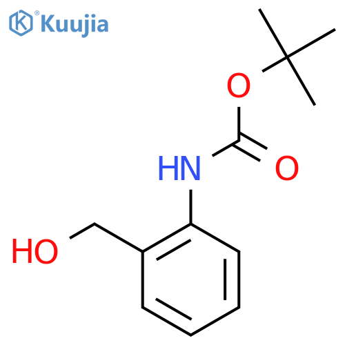 tert-Butyl (2-(hydroxymethyl)phenyl)carbamate structure