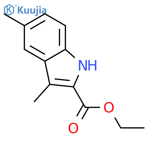 Ethyl 3,5-dimethyl-1H-indole-2-carboxylate structure