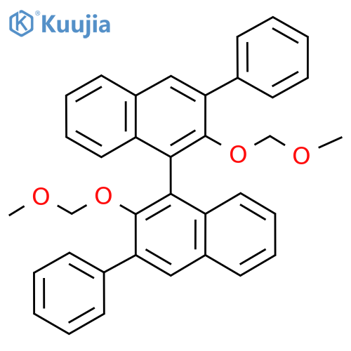 1,1'-Binaphthalene, 2,2'-bis(methoxymethoxy)-3,3'-diphenyl-, (1S)- structure