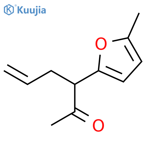 5-Hexen-2-one, 3-(5-methyl-2-furanyl)- structure