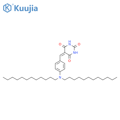 2,4,6(1H,3H,5H)-Pyrimidinetrione,5-[[4-(didodecylamino)phenyl]methylene]- structure