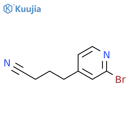 4-(2-Bromopyridin-4-yl)butanenitrile structure