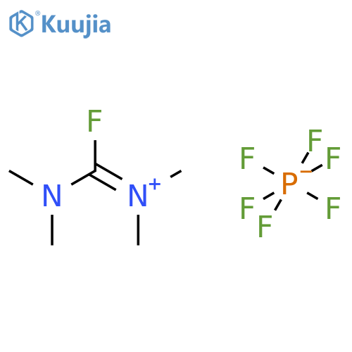Fluoro-N,N,N',N'-tetramethylformamidinium hexafluorophosphate structure