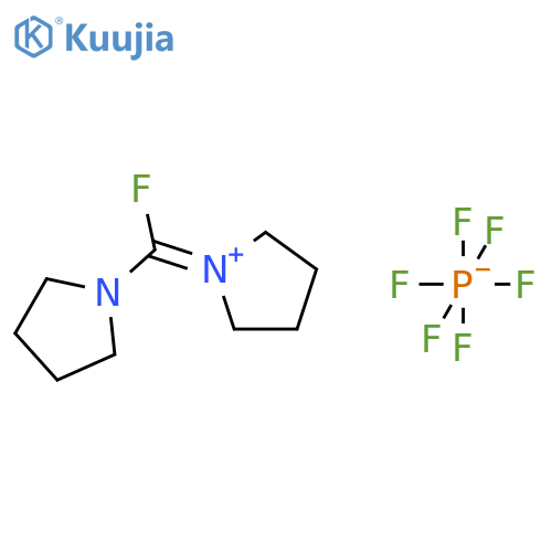 Bis(tetramethylene)fluoroformamidinium Hexafluorophosphate structure
