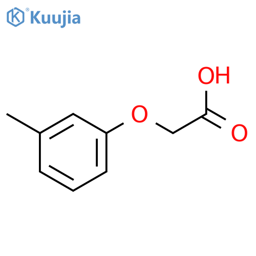 2-(3-methylphenoxy)acetic acid structure