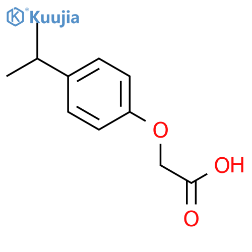 2-[4-(propan-2-yl)phenoxy]acetic acid structure