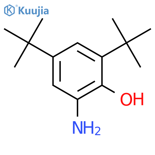 2-Amino-4,6-di-tert-butylphenol structure
