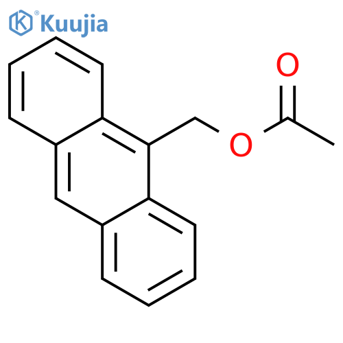9-Anthracenemethanol,9-acetate structure