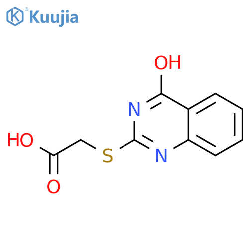 2-[(4-oxo-3,4-dihydroquinazolin-2-yl)sulfanyl]acetic acid structure