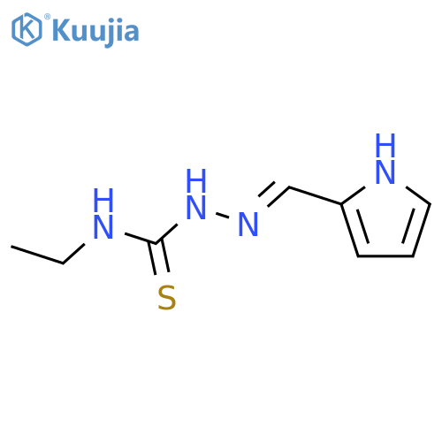Hydrazinecarbothioamide,N-ethyl-2-(1H-pyrrol-2-ylmethylene)- structure