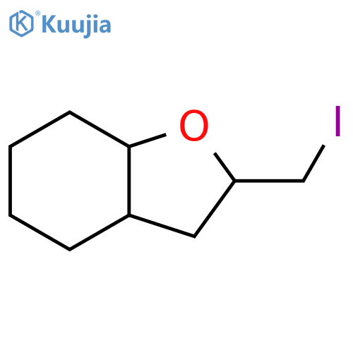 2-(iodomethyl)-octahydro-1-benzofuran, Mixture of diastereomers structure