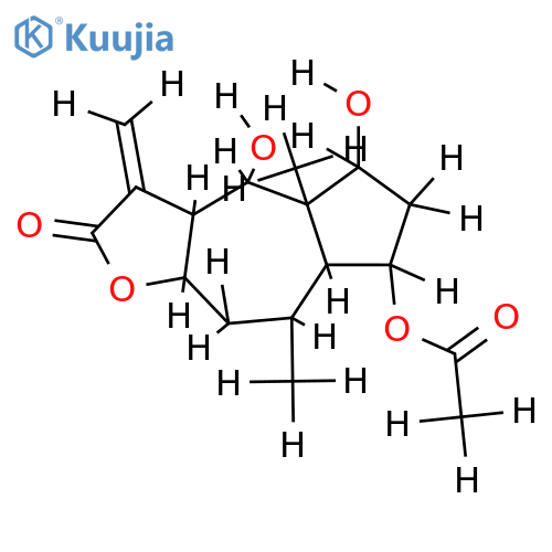 6beta-Hydroxypulchellin 2-O-acetate structure