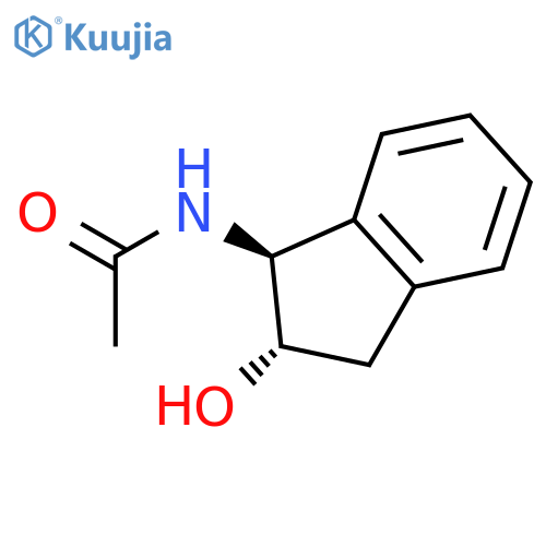 N-(1S,2S)-2-hydroxy-2,3-dihydro-1H-inden-1-ylacetamide structure